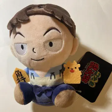 닌타마 란타로 야마다 리키치 봉제 인형 앉은 모습