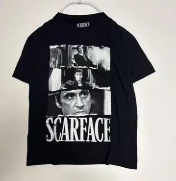 Scarface 티셔츠 사이즈 L 블랙 미국 빈티지 의류 티셔츠