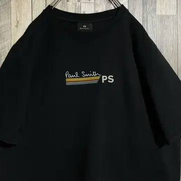 PS Paul Smith 폴스미스 멀티 컬러 로고 티셔츠 블랙 L