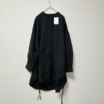 그레일 [F] 셔츠/튜닉 기장 긴팔 사이드 리본 심플 깔끔