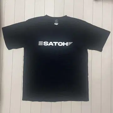 SATOH 투어 T MILE 로고 T M사이즈 밴드 티셔츠