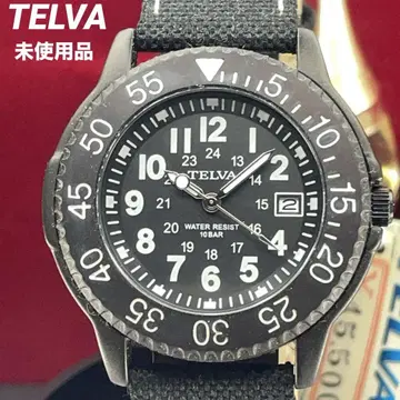미사용품 TELVA 쿼츠 배터리 교환 완료 일본제 무브먼트 손목시계