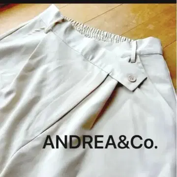 ANDREA & Co 턱 와이드 팬츠 M