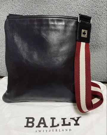 BALLY 가죽 숄더백 트레스포 크로스바디 다크 브라운