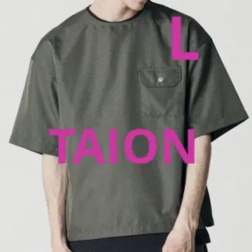 TAION 타이온 노다운 밀리터리 하프 슬리브 티셔츠