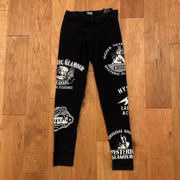 HYSTERIC GLAMOUR 블랙 레깅스