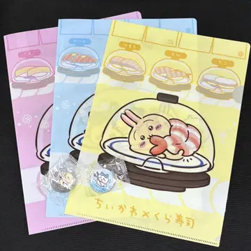 치이카와 (먼작귀) 쿠라스시 클리어 파일 캔뱃지