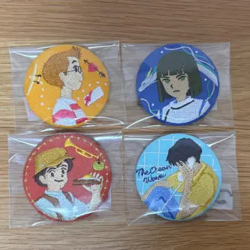 지브리 파크 캔 배치 자수 브로치