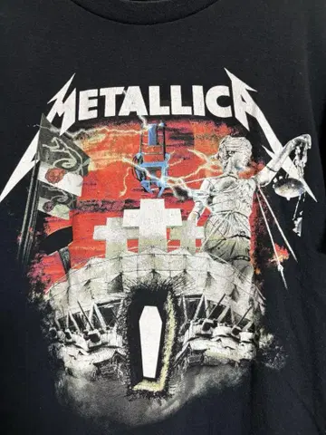 METALLICA 빈티지 T셔츠 S 사이즈