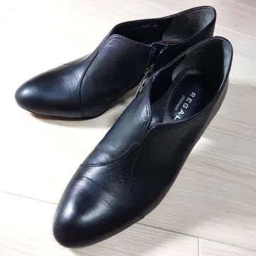 REGAL platinum 블랙 부티 가죽 23.5cm