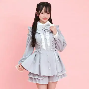 Secret Honey 사이드 레이스업 오프숄더 셋업