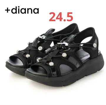 +diana 블랙 스포츠 샌들 24.5cm