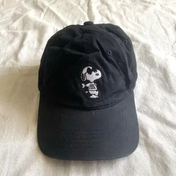 USA SNOOPY PEANUTS 캡 자수 로고 구제 의류 빈티지