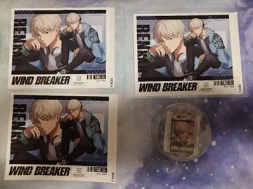 WIND BREAKER 자판기 당첨 아크릴 키링 카지 렌