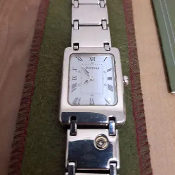 Technos 아날로그 시계 실버