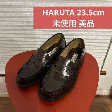 [미사용] HARUTA 로퍼 다크 브라운 23.5cm EEE 3E