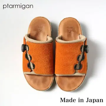 ptarmigan SUEDE SLIDE 샌들 오렌지 26.5cm