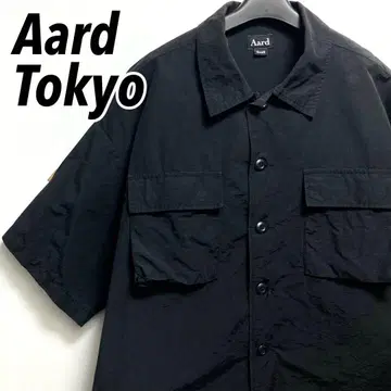 Aard Tokyo 오버 사이즈 반팔 셔츠 블랙