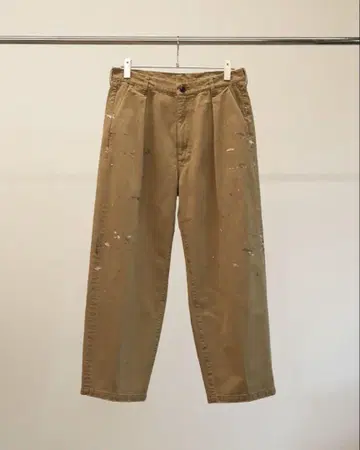 ANCELM PAINT CHINO TROUSERS(BEIGE) size1