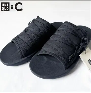 UNIQLO C 슬라이드 샌들 M 사이즈 블랙