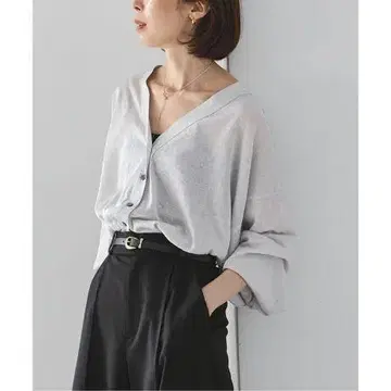 노블 가디건 라메