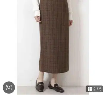 natural beauty basic 울 라이크 내로우 스커트