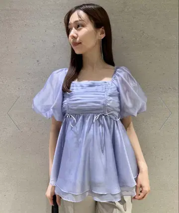 스나이델 시어 튜닉 블라우스