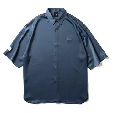 Deviluse 23SS Silky Shirts (Blue) 반팔 셔츠