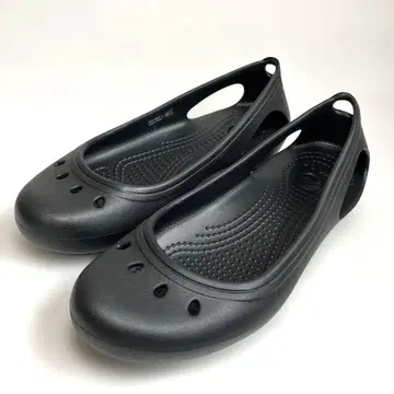 단종 crocs 카디 [ w6 22.5 ] 플랫 펌프스 블랙