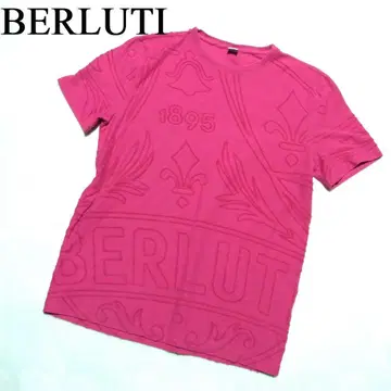 벨루티 Terry Crest 테리 크레스트 티셔츠 M 핑크