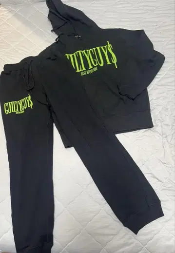 guiltyguys 셋업 사이즈 S 블랙 그린