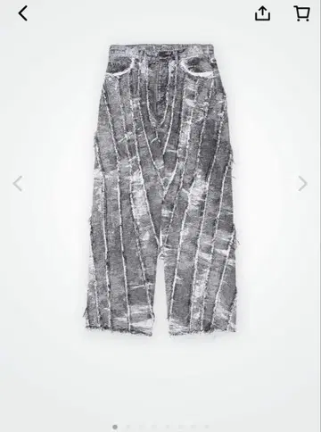 TAAKK denim pants 'BLACK CHEMICAL'