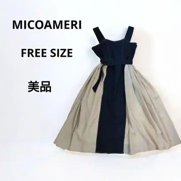 MICOAMERI 데님 A라인 원피스