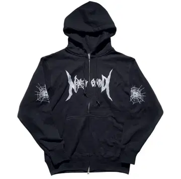 norimid 지퍼 후드티 블랙