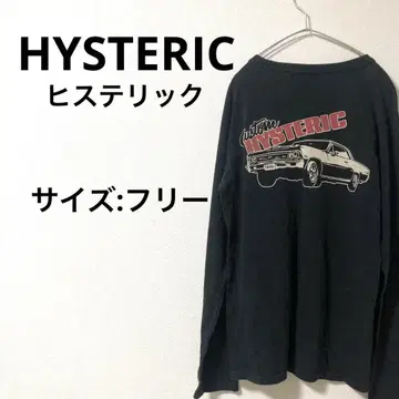 [새상품급] HYSTERIC 티셔츠 블랙 프리 사이즈