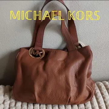 MICHAEL KORS 브라운 가죽 백