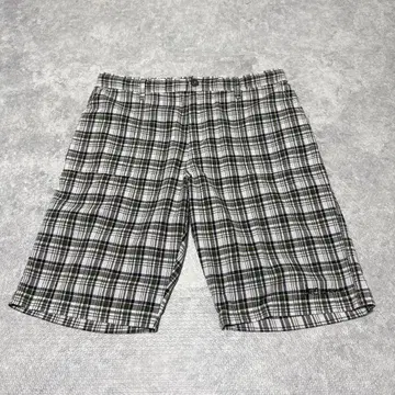 T&C Surf Designs 체크 무늬 숏팬츠 구제 의류