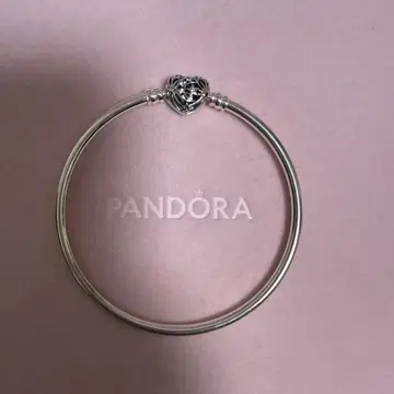 판도라 뱅글 PANDORA 팔찌 하트 참 포함