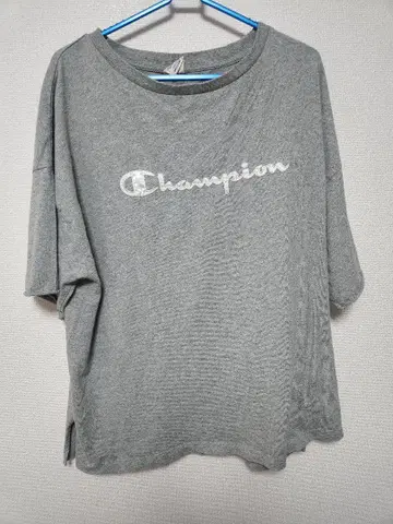 Champion 그레이 티셔츠 M