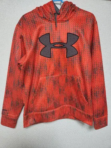 UNDER ARMOUR 후드 부착 후드티 MD 오렌지