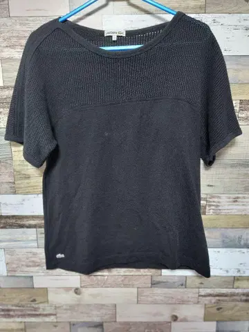 LACOSTE 블랙 티셔츠 L 사이즈