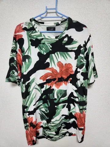 ZARA MAN 자라 꽃무늬 T셔츠 L