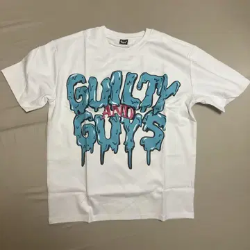 guiltyguys T셔츠 POP 패턴 화이트 사이즈 M