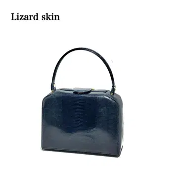[새상품급] Lizard skin/리자드/도마뱀 가죽/원핸들/핸드백