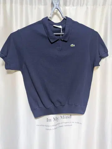 Lacoste 네이비 피케 셔츠 반팔 미사용 새상품