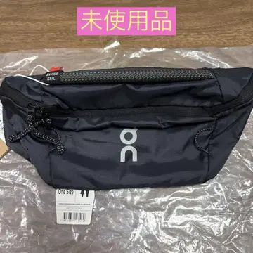 미사용품 On 블랙 웨스트 파우치 Waist Pack 2L Lite