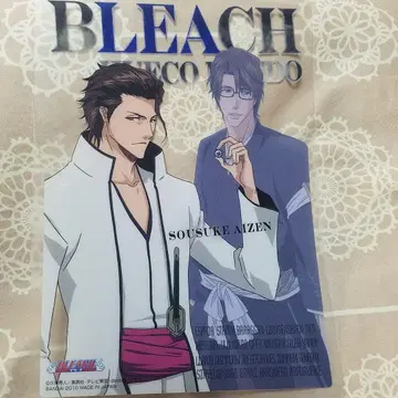 아이젠 소스케 점보 카드다스EX BLEACH 블리치 클리어 소울 플레이트
