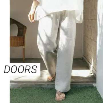 어반 리서치 도어즈 DOORS 린넨 트윌 이지 팬츠 아이보리
