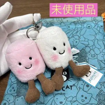 미사용품 신작 Jellycat 제리캣 마쉬멜로우 키링