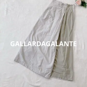 개럴개런트 절개 와이드 팬츠 린넨 소재 롱 허리밴딩